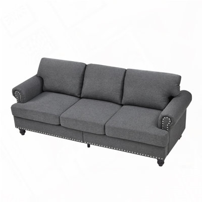 Upholstered Polyester with Nails Living Room
