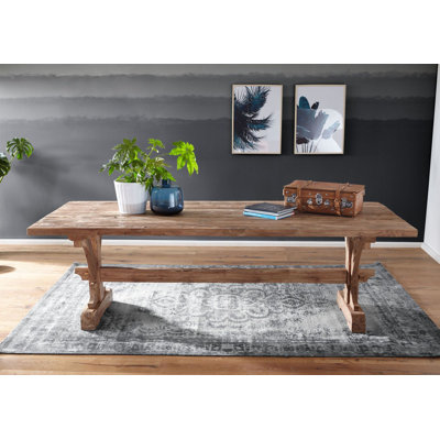 Bassano Teak Solid Wood Dining Table