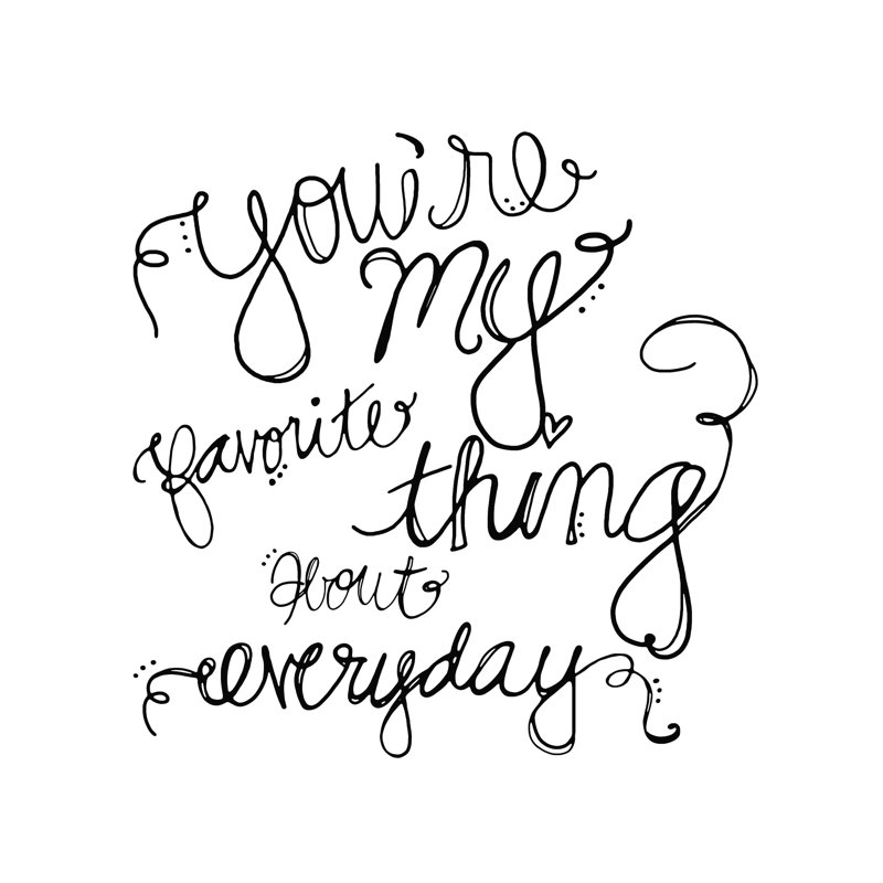 Fave Thing - impression sur toile tendue, H 36 po x l 36 po