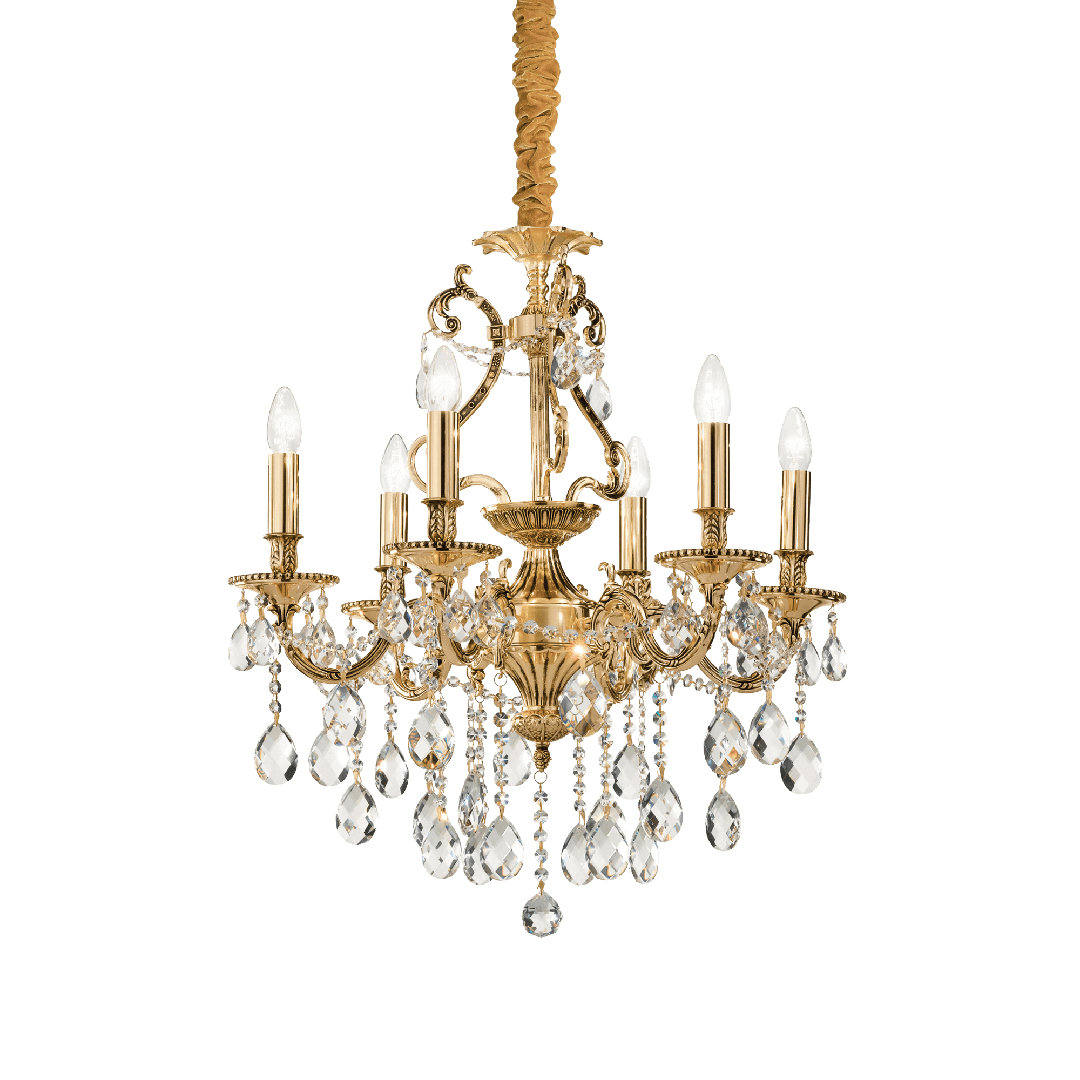 6-Light Candle Style Chandelier