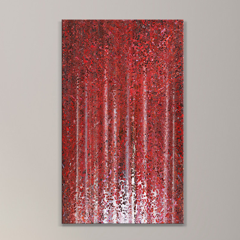« vengeance », impression sur toile, H 48 po x l 28 po x P 1,5 po, Toile tendue