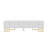 Modern Media Console TV Stand With Gold Accents And Geometric Pattern Design-606235274