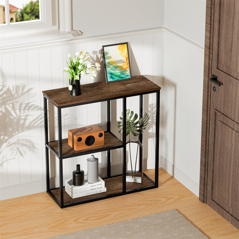 Akintunde 80cm Console Table, Brown