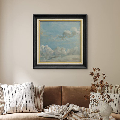 «Summer Cloud» par Claude Monet - peinture sur toile encadrée
