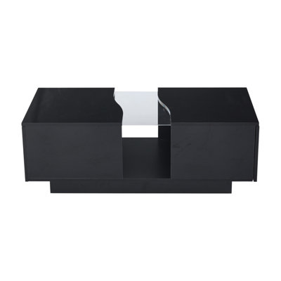 Pedestal Coffee Table with Storage