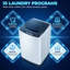 20 LBS Compact Portable Washing Machine - 10 Washing Modes, Built-in Drain Pump & Energy-Efficient Motor for Apartments & Small Spaces-125814513