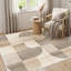 Tapis lavable de 152 x 213 cm pour salon, antidérapant, style bohème moderne-305617085-305617086
