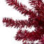 Arbre de Noël artificiel 4,5 'Tinsel Red