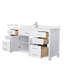 Beckett 66" Freestanding Single Bathroom Vanity with Quartz Top-129519149-129519151-129519150