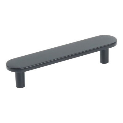 Emtek Arca Cabinet Pull 4" Center to Center, Flat Black