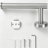 Stainless Steel Toilet Paper Holder Wall Mounted - Premium SUS304 Rustproof Bathroom Tissue Roll Holder with Secure Knob Design for Kitchen and Bathroom (3 Pack)