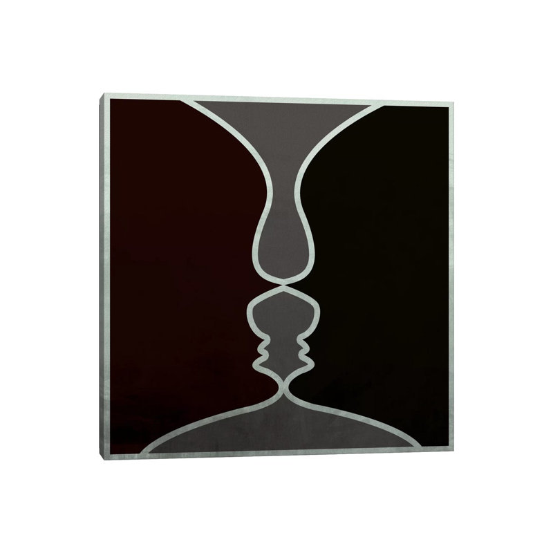 Face To Face - Wrapped Canvas Print, 30.48 cm H x 30.48 cm W
