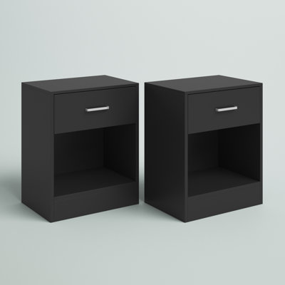 Bojka 1 - Drawer End Table Nightstand by Wade Logan