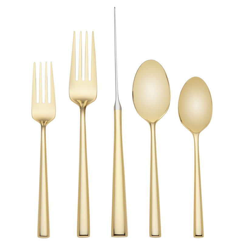 Malmo Gold™ 20 - Piece Stainless Steel Flatware Set - Service for 4