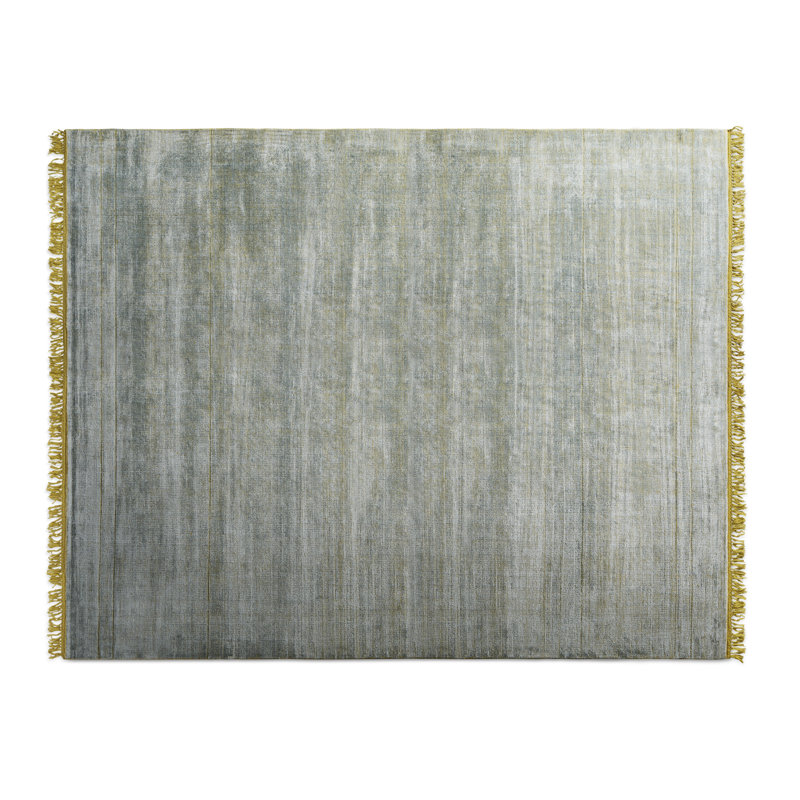 Fancy Rug in Lime/Yellow, Rectangle 9' x 12'