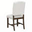 Ensemble de salle à manger 5 pièces avec table ronde, rallonge de 16 po et 4 chaises rembourrées-130147586