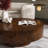 31.5" & 35" Round Solid Wood Burl Coffee Table – Unique Natural Swirl Patterns, Curved Elegant Design, Handcrafted Centerpiece-1089056193-1089056194