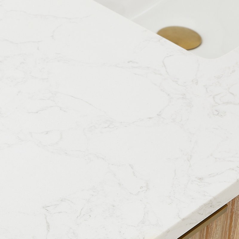 Meuble-lavabo simple 36 po avec miroir Siena, 48", Single Sink