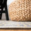 Tapis gris / beige en jute / sisal / coton Currie-721930060