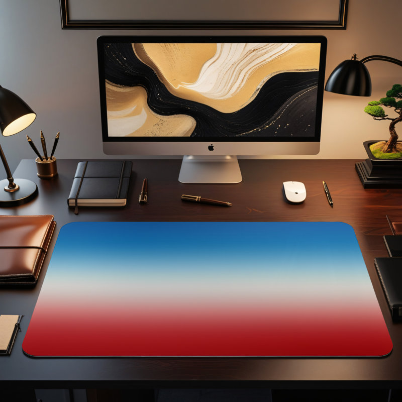 Polyester Desk Pad, 31.5x15.5