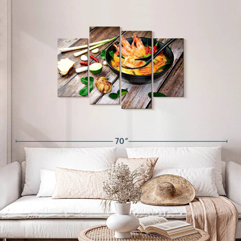 Yarlin Thai Tom Yum Kung Soup, 27" H x 43" W