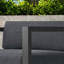 Canapé d'extérieur en aluminium pour terrasse