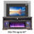 Farmhouse Fireplace TV Stand For 85" TV With Led Light & Timer-1531545478