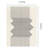 Fresno Cream Black Parallel Lines Area Rug-102210990