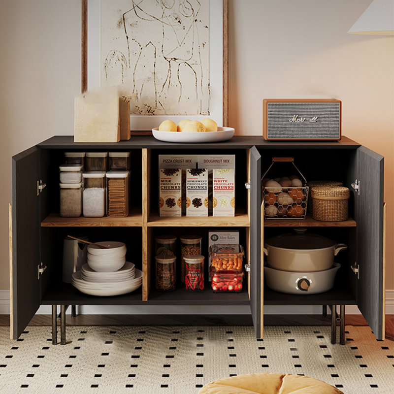 Modern large capacity storage sideboard.