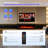 Prower 3-Sided Smart Wi-Fi Electric Fireplace with RGB LED Technology -1492390303