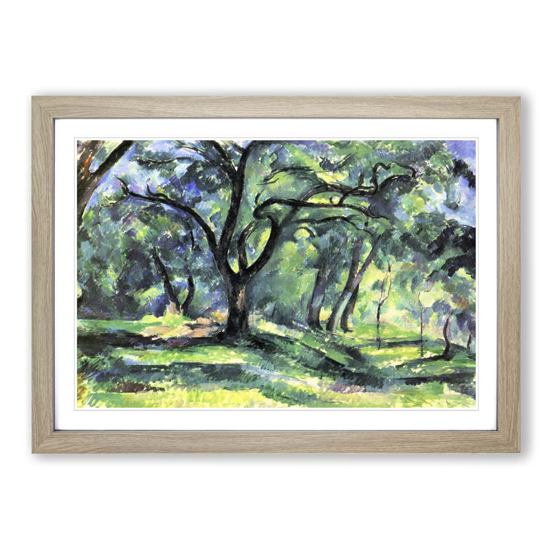 Paul Cezanne - Single Picture Frame Painting, Oak