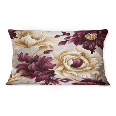 Coussin décoratif à motif floral Royal Victorian Flourish Victorian