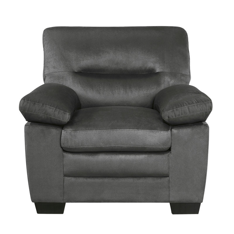 Sièges moelleux et confortables rembourrés de tissu de chaise de salon moderne et élégant
