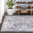 Stillwater Vintage Medallion Gray/Red/Turquoise Rug-1842007630