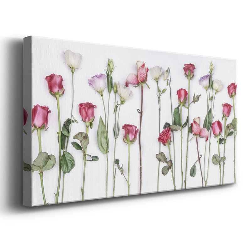 Rouge Moderne - impression sur toile tendue, H 16 po x l 8 po x P 1 po
