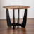 Vintage Style Round Dining Table with Scattering Pattern Splicing Table Top