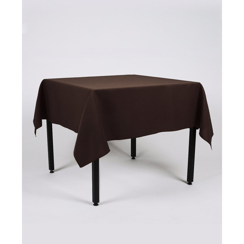 Hot Pink Rectangle Tablecloth 55" x 108" (139cm x 274cm), 139cm W x 203cm L, Chocolate Brown