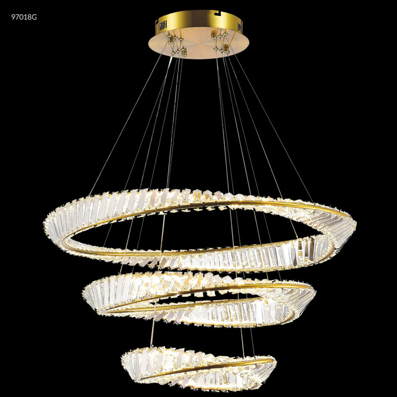 Lustre contemporain à DEL