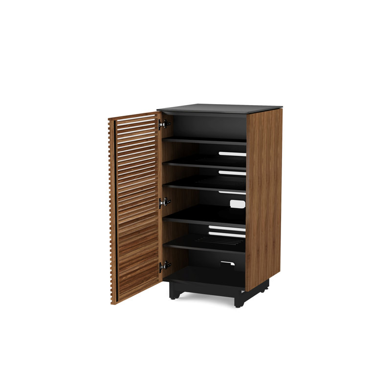 Corridor Audio Cabinet, Natural Walnut