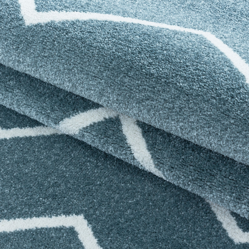 Eustache Solid Colour Flatweave Area Rug, Rectangle 200 x 290cm