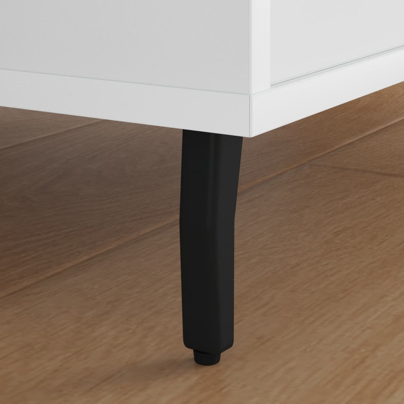 Vidaxl Standing Feet Black Iron Furniture Accessories Support Modern Design
