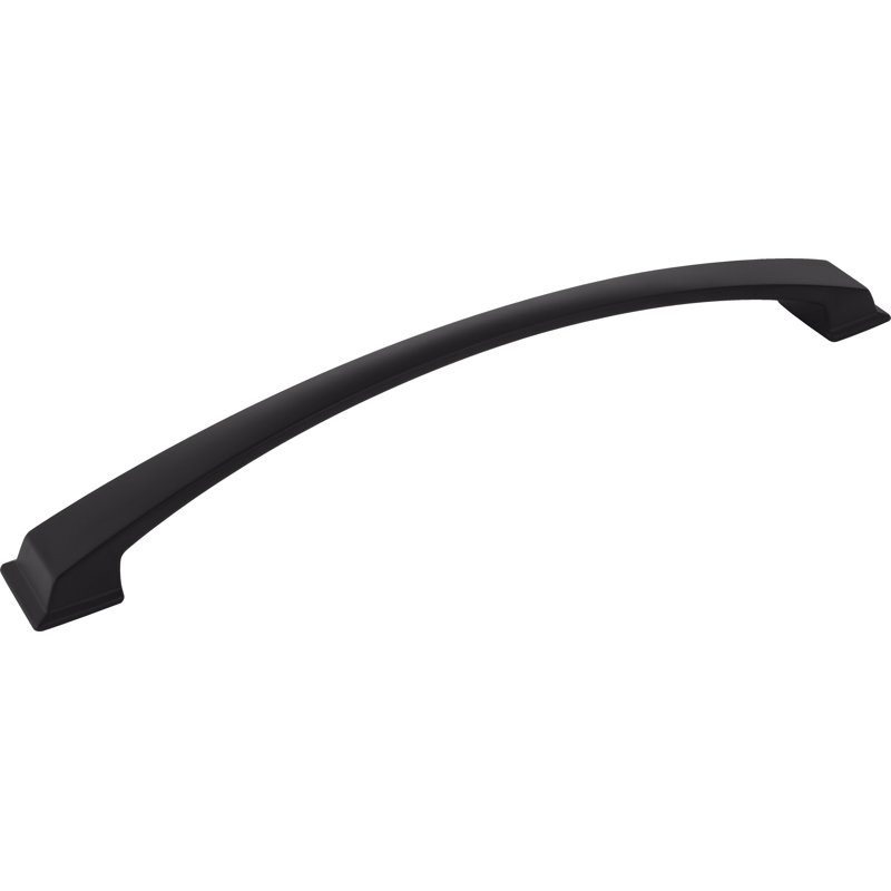 Roman Arch Pull, Matte Black, 3 3/4"