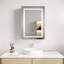 Armoire de toilette avec miroir DEL 26x20 - Construction étanche antibuée 3000k~6000k Modifications de la source Système de manipulation tactile Intensité variable Porte simple Options de montage à gauche Pour choisir entre l'effet buée,-1441856183
