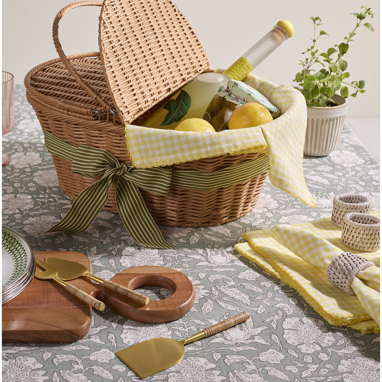 Anij Cotton Napkin, Yellow