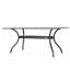 68" Rectangle Patio Table In Copper, Aluminium Crafted Design Copper Cast Aluminum Dining