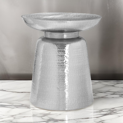 Abdisamad Iron Top End Table