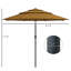 Parasol de marché extérieur avec manivelle-779506529