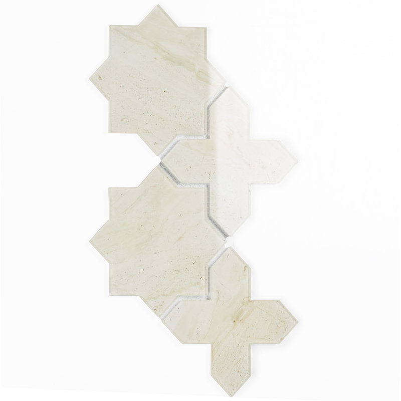 Carreau de mosaïque en verre 9 po x 15 po Tuscan Design