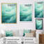 Art mural toile sarcelle tempête et vague - Coastal Waves-588586287-588586286
