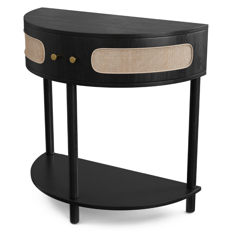 Alieen 31.9'' Console Table, Black